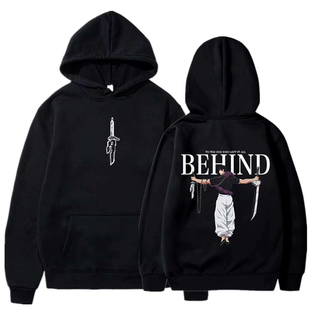 Jujutsu Kaisen Anime Hoodies Men Women Fushiguro Toji Manga Hooded Pullover Gothic Sweatshirts Hip Hop Streetwear Men'S Clothing